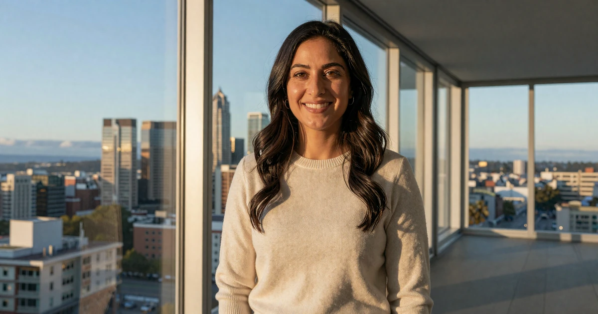 Verified single woman pulmonologist on Doctor Singles Network in a modern Seattle apartment