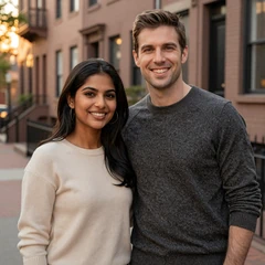 Dr. Brian, radiologist and Dr. Sophie, OB-GYN - dual physician marriage from Doctor Singles Network