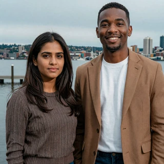 Dr. Sienna and Marcus, verified couple from Doctor Singles Network